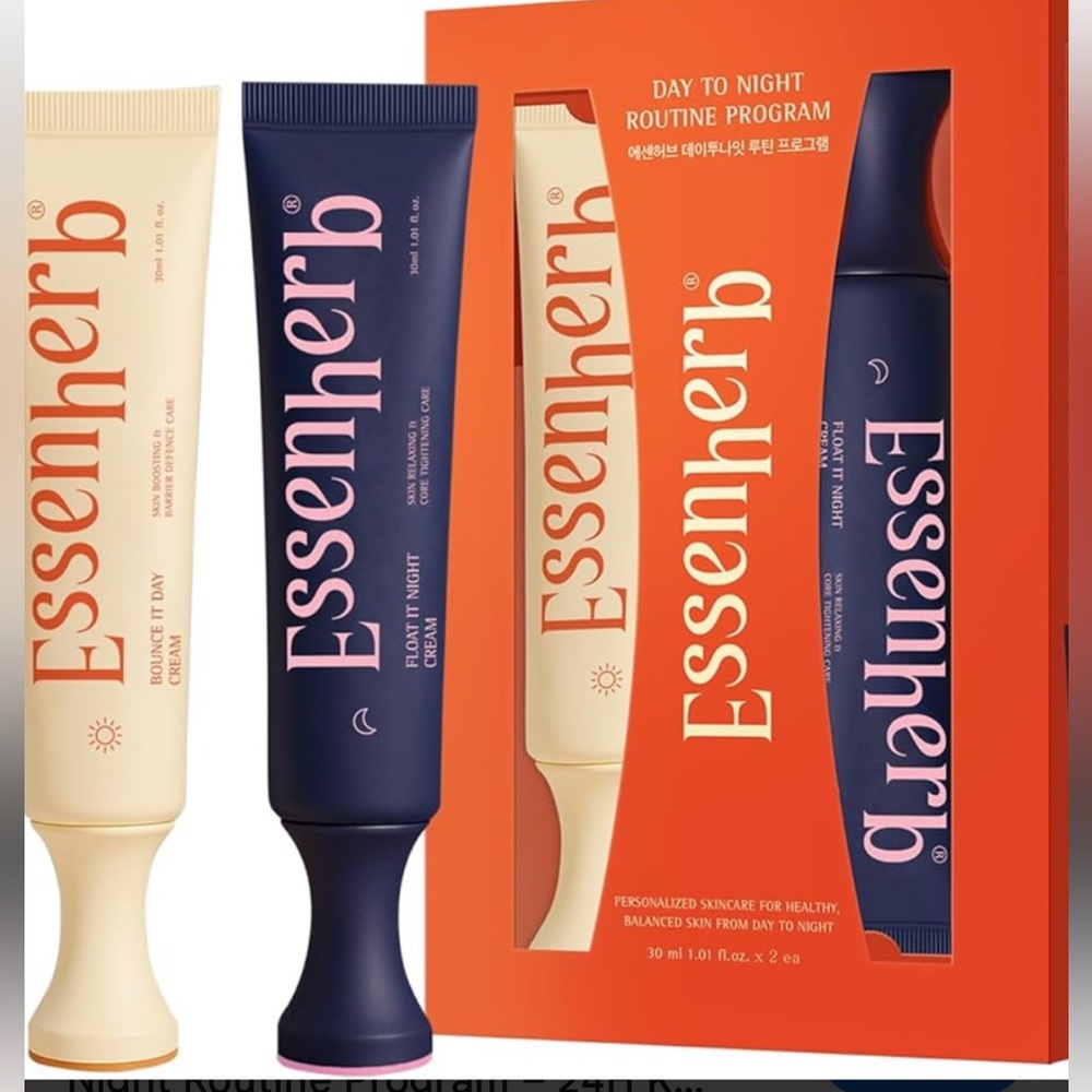 Day to Night Moisturizer Set - Cream & Navy